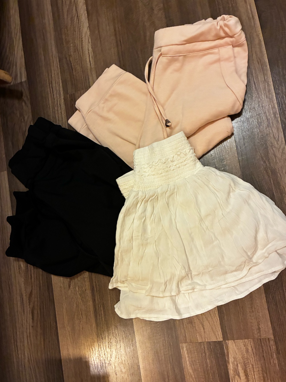 Forever 21 Skirt & 2 Pairs Of Capris Bundle- Size Medium
